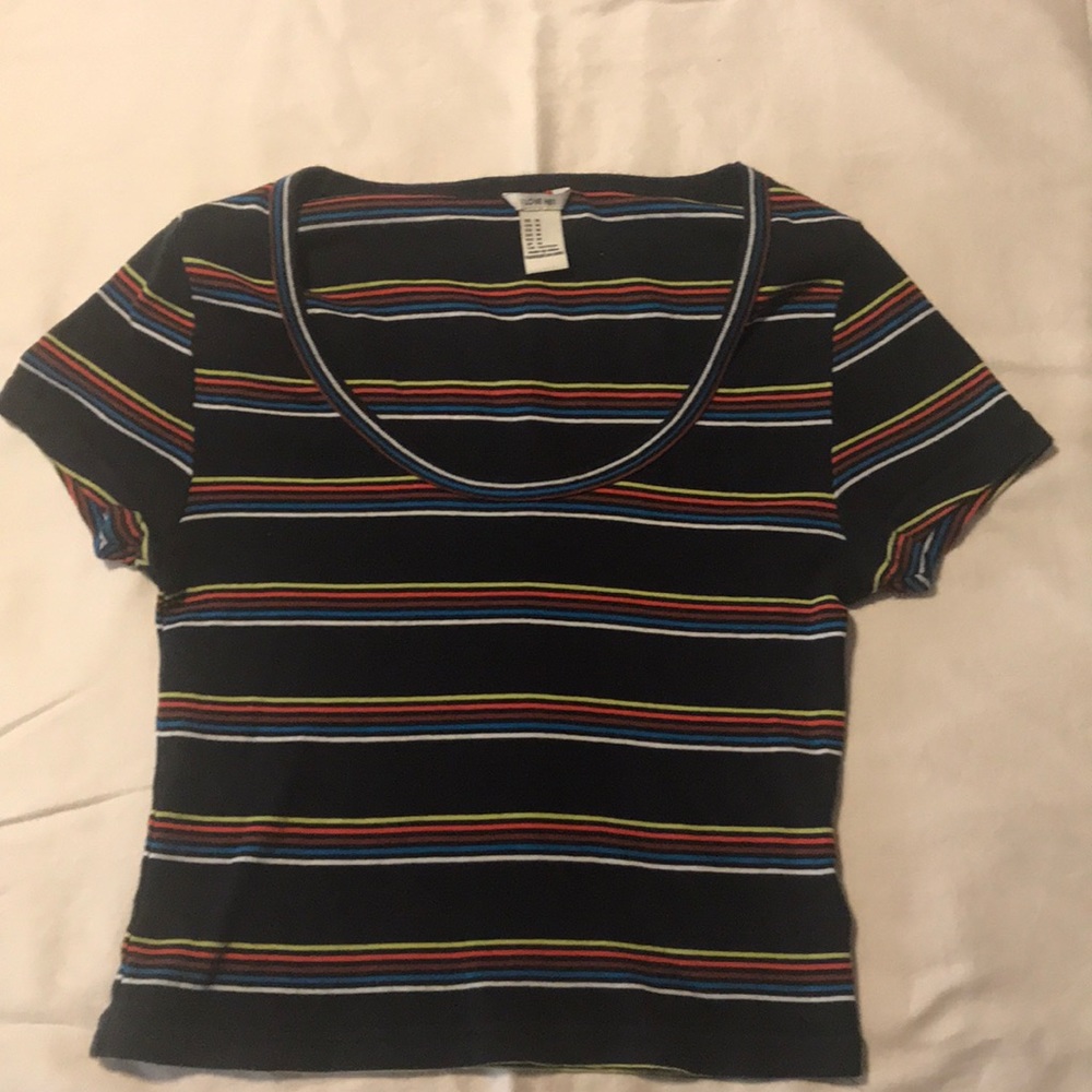 Striped Crop Top
